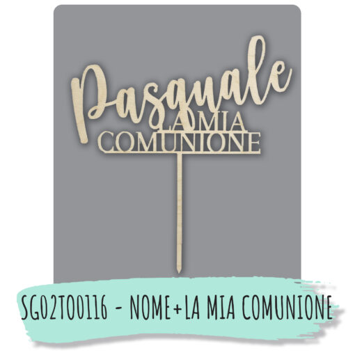 Cake Topper in Plexiglass - La mia laurea
